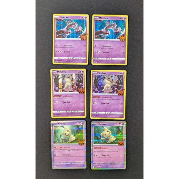 mewtwo pokemon card halloween Pokmon TCG Mewtwo Promo Trick or Trade Halloween 056/172 Holo Rare Pokemon  TCG